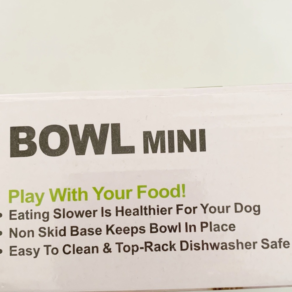 BOWL MINI Play With Your Food Green Bowl Holds 2 Cups - Picture 4 of 4